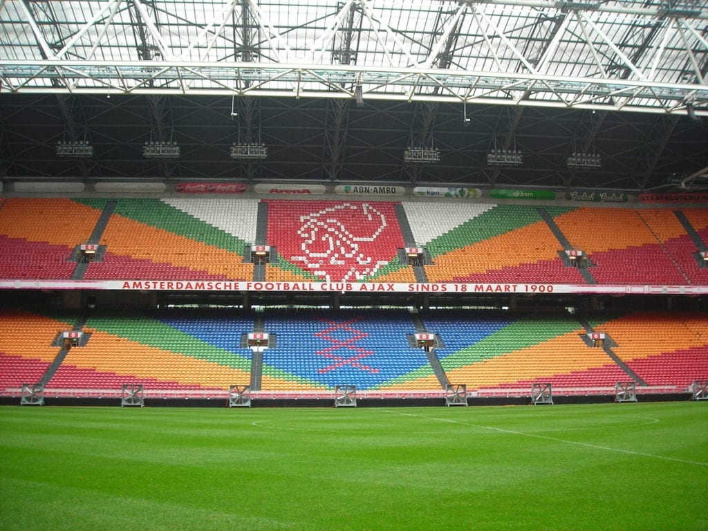 Ajax Amsterdam arena By Pmk58 - Own work, CC BY-SA 4.0