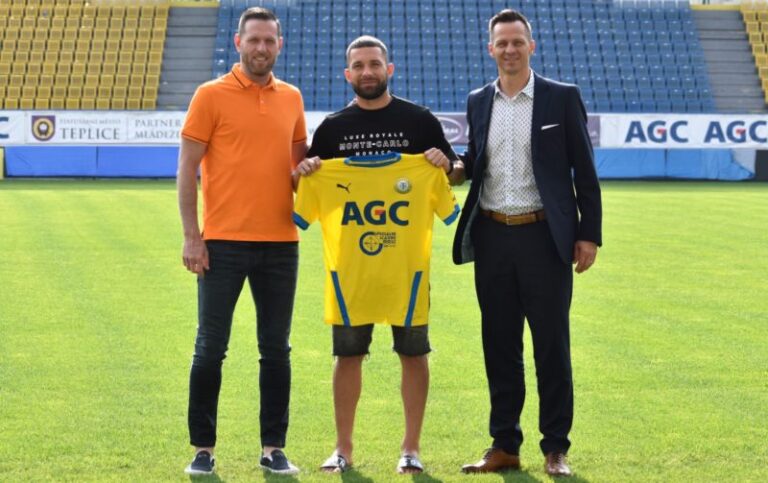 Laňka jako Schick! Teplický fotbalista napodobil hvězdu reprezentace proti Varnsdorfu