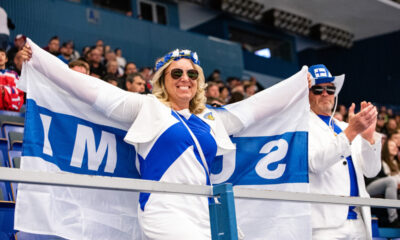 Finsko hokej fanoušek fanynka