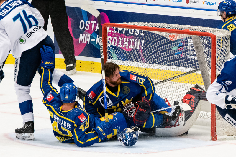 Hogberg Švédsko Finsko hokej