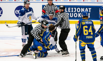 Švédsko vs. Finsko Pudas, rozhodčí