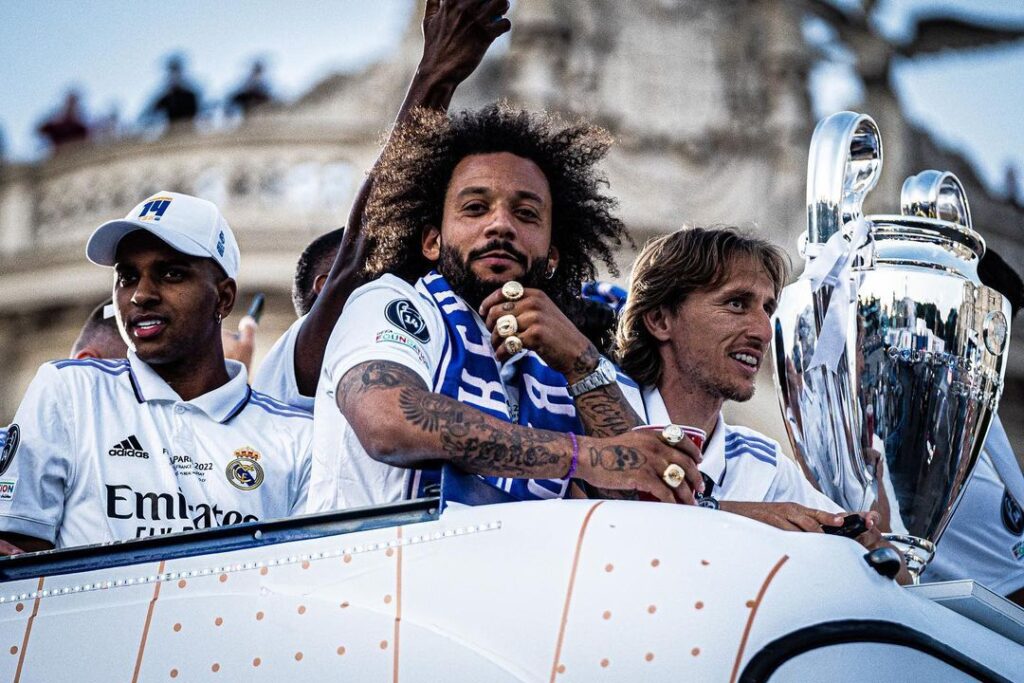 Marcelo, Rodrygo, Luka Modrič, Real Madrid