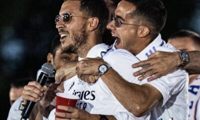 Eden Hazard, Lucas Vázquez, Real Madrid