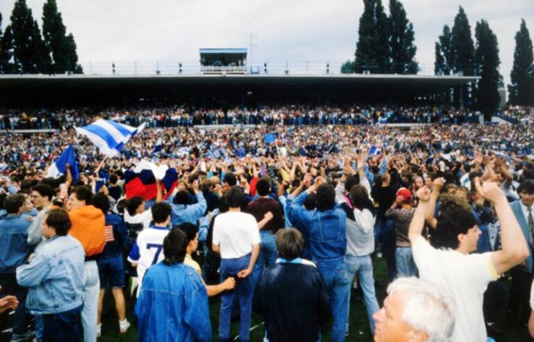 Okénko minulosti: V roce 1992 proběhla při utkání Slovan Bratislava vs. Ferencváros Budapešť malá slovensko-maďarská válka