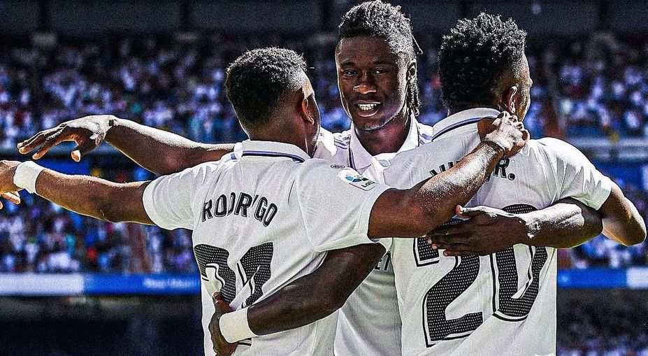 Real Madrid, Rodrygo, Camavinga, Vinícius