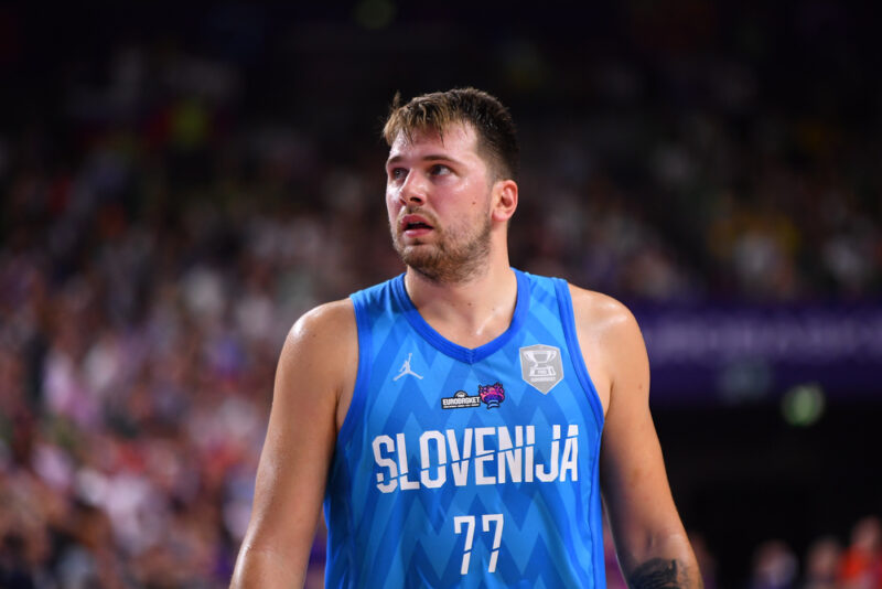 Luka Dončič Slovinsko Basketbal