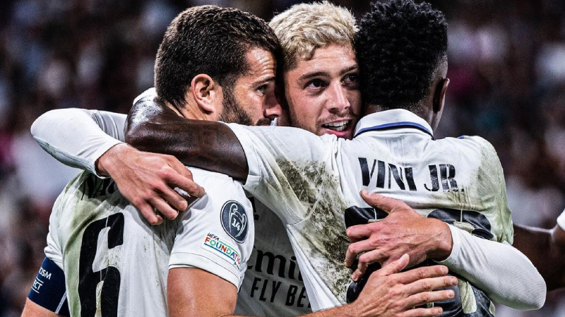 Nacho, Valverde, Vinícius, Real Madrid