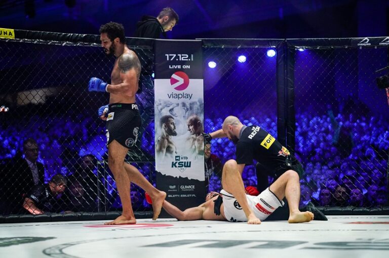VIDEO: Parádní knokaut! Před třemi lety jej šikanoval Vémola, teď Brazilec nádherným kopem ukončil polskou hvězdu v KSW