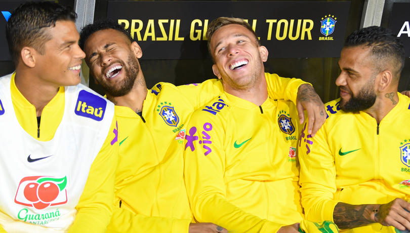 Brazílie, Neymar, Thiago Silva, Dani Alves
