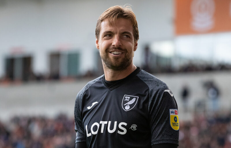 Tim Krul Sky Bet Championship Blackpool v Norwich City