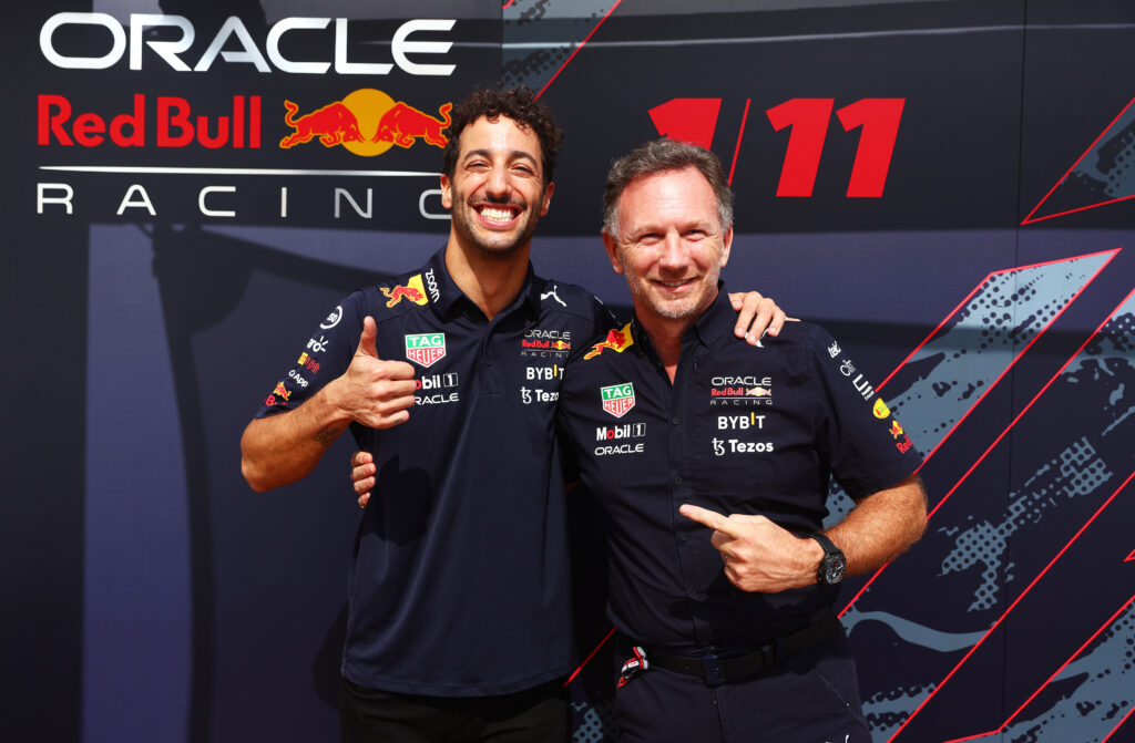 Daniel Ricciardo a Christian Horner