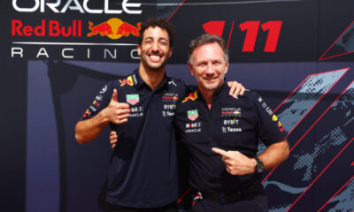 Daniel Ricciardo a Christian Horner