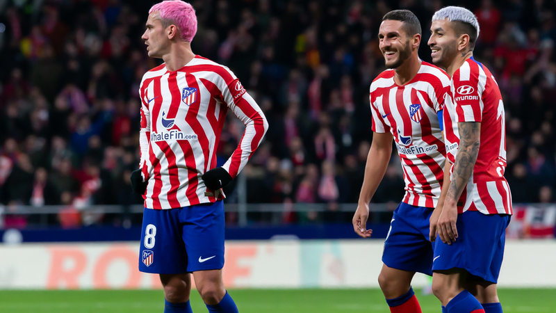 Griezmann, Koke, Correa, Atlético Madrid