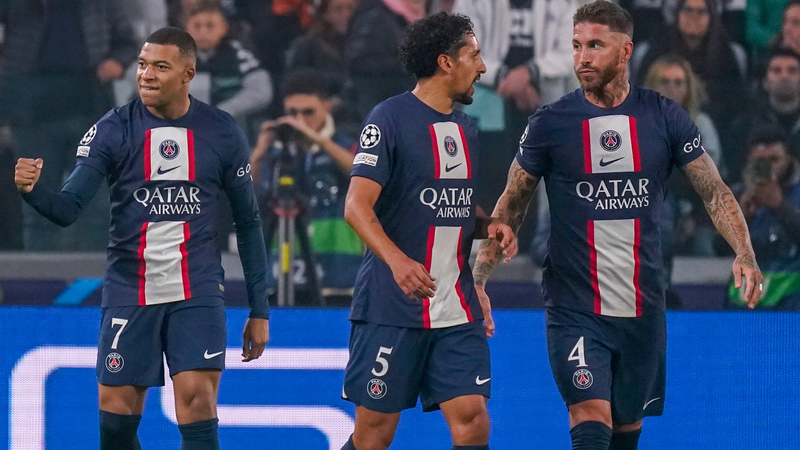 Mbappé, Marquinhos, Ramos