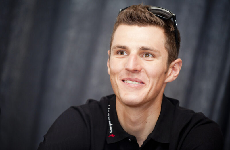 Czech biker Jaroslav Kulhavy during press conference after Olympic games, Prague, Czech republic, August 17, 2012.