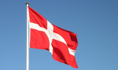 vlajka Dánska