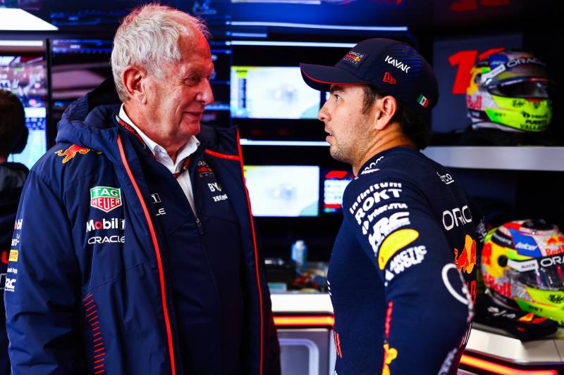 Helmut Marko, Sergio Pérez, Red Bull Racing