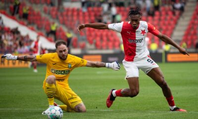 Muhamed Tijani, Dominik Holec, Karviná, Slavia, gól