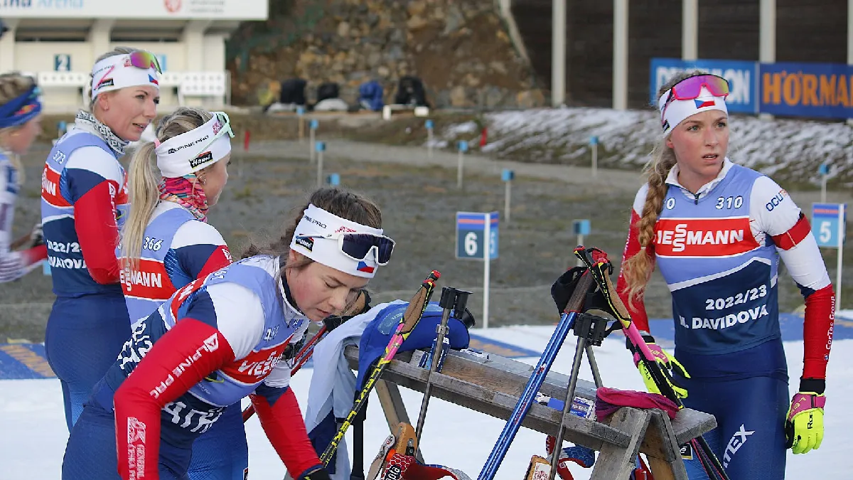 Biatlon Česko Davidová