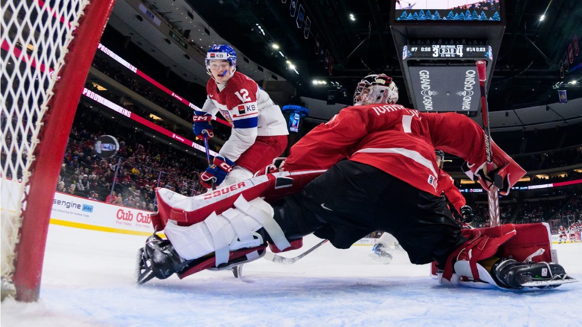 Cesko Kanada hokej U20