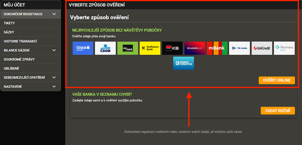 Chance ověření identity