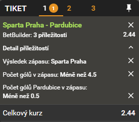 Co můžu v Chance v Chance Betbuilderu