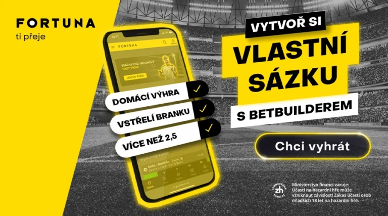 Fortuna BetBuilder – sestavte si vlastní unikátní sázku
