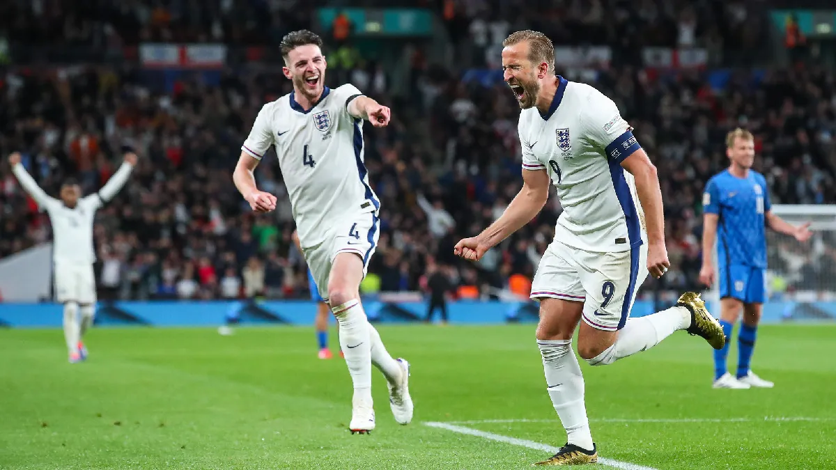 Harry Kane Declan Rice Anglie