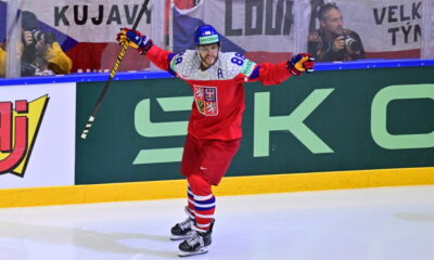 Hokejista David Pastrňák na MS v hokeji