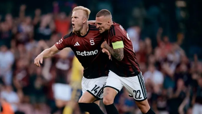 Sparta se naladila na Lyon výhrou nad Zlínem odčinila fiasko z Brna. K výhře přispěl Brunes