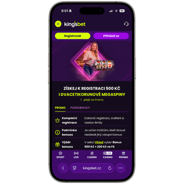 Kingsbet casino balíček
