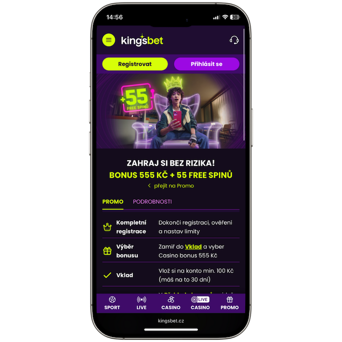 Kingsbet casino balíček