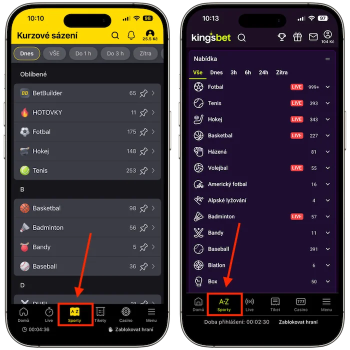 Kurzová nabídka Fortuna vs Kingsbet