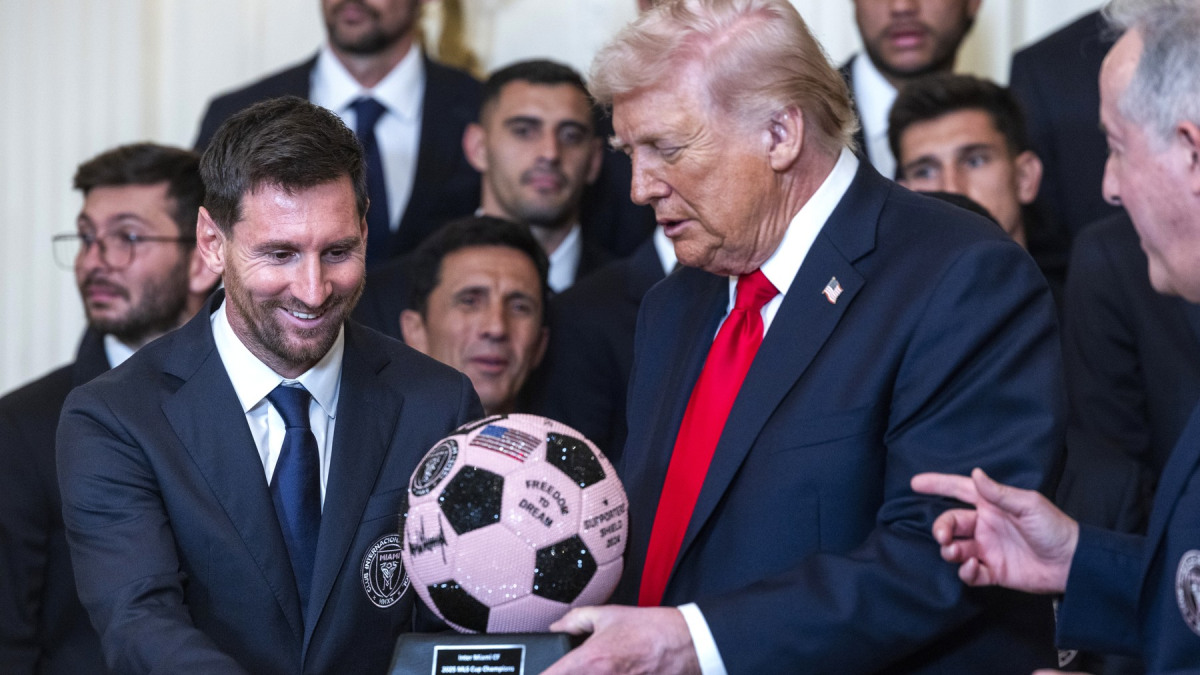 Lionel Messi Donald Trump