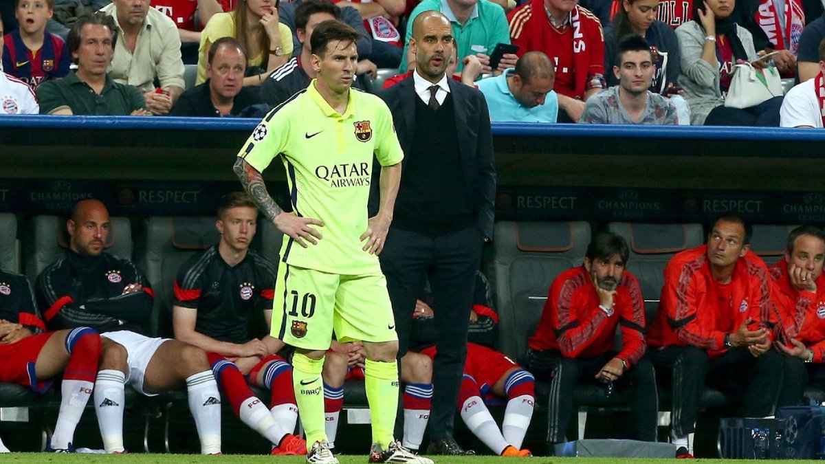 Lionel Messi Pep Guardiola