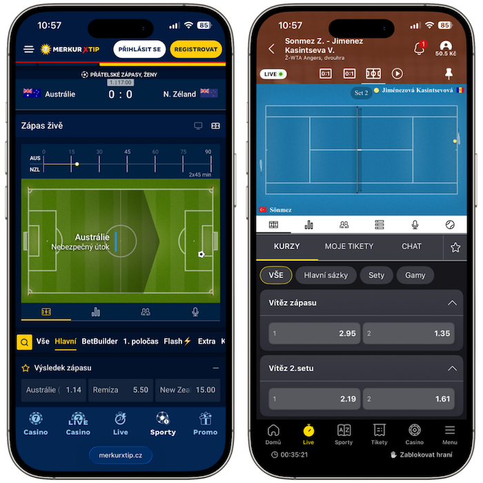 Live sázky Merkurxtip vs Fortuna