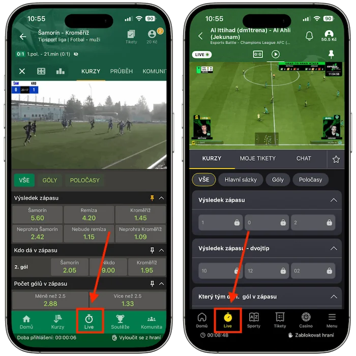 Live stream Chance vs Fortuna