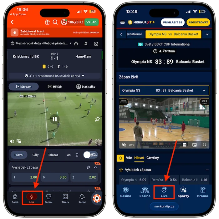 Live streamy Betano vs Merkurxtip