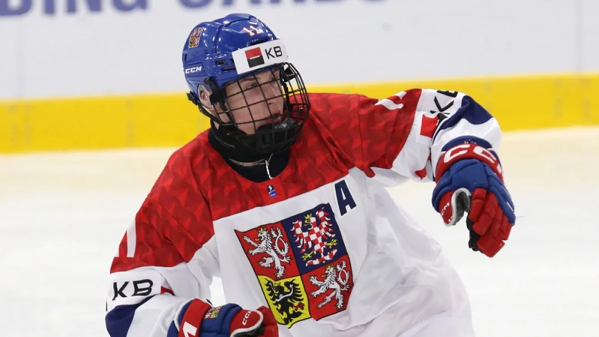 Matej Tomanek Cesko U18 hokej