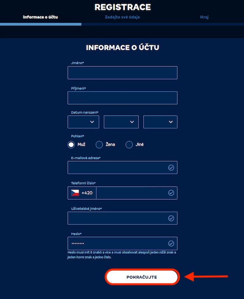 Merkurxtip registrace kontaktní údaje
