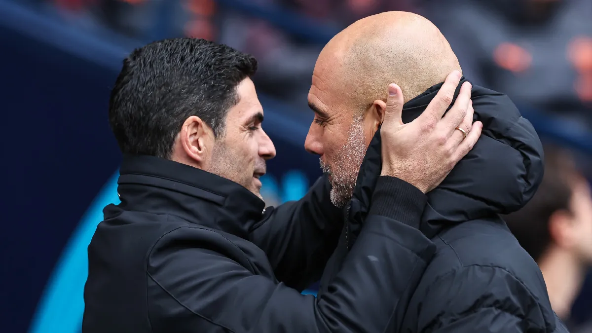 Mikel Arteta Pep Guardiola