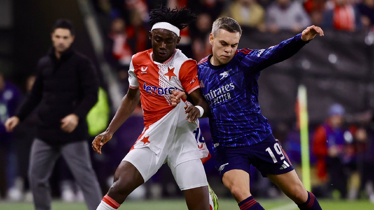 Moses Trossard Arsenal Slavia