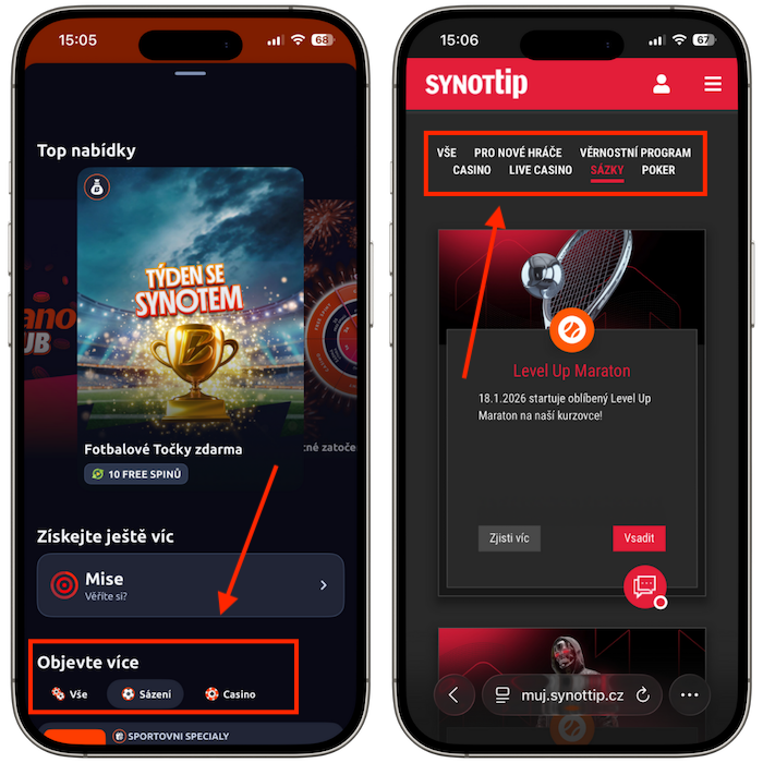 Promo akce Betano vs Synottip