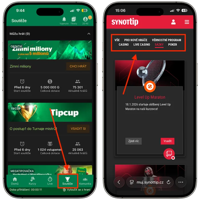 Promo akce Chance vs Synottip