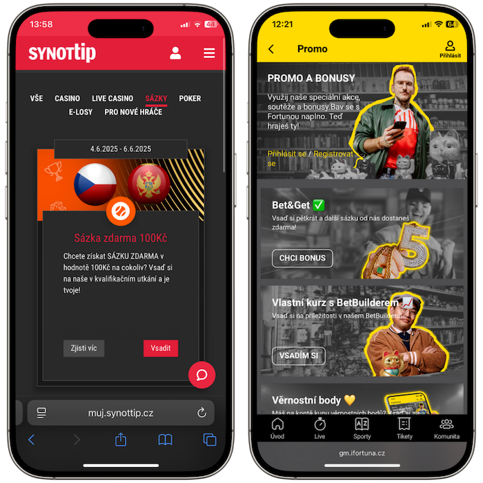Promo akce Synottip a Fortuna