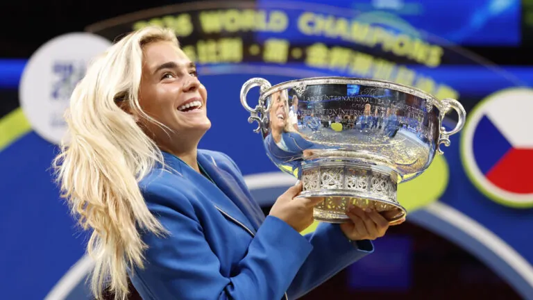 WTA vybrala nejlepší údery z Pekingu. Češky ovládly přehlídku tenisové krásy