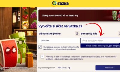 Sazka bonusový kód