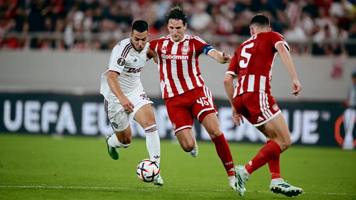 Olympiakos – Sparta 1:0: Letenští doplatili na precizní řeckou defenzivu