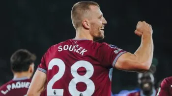 Tomáš Souček přepsal historii. Dalším gólem za West Ham srovnal Patrika Bergera