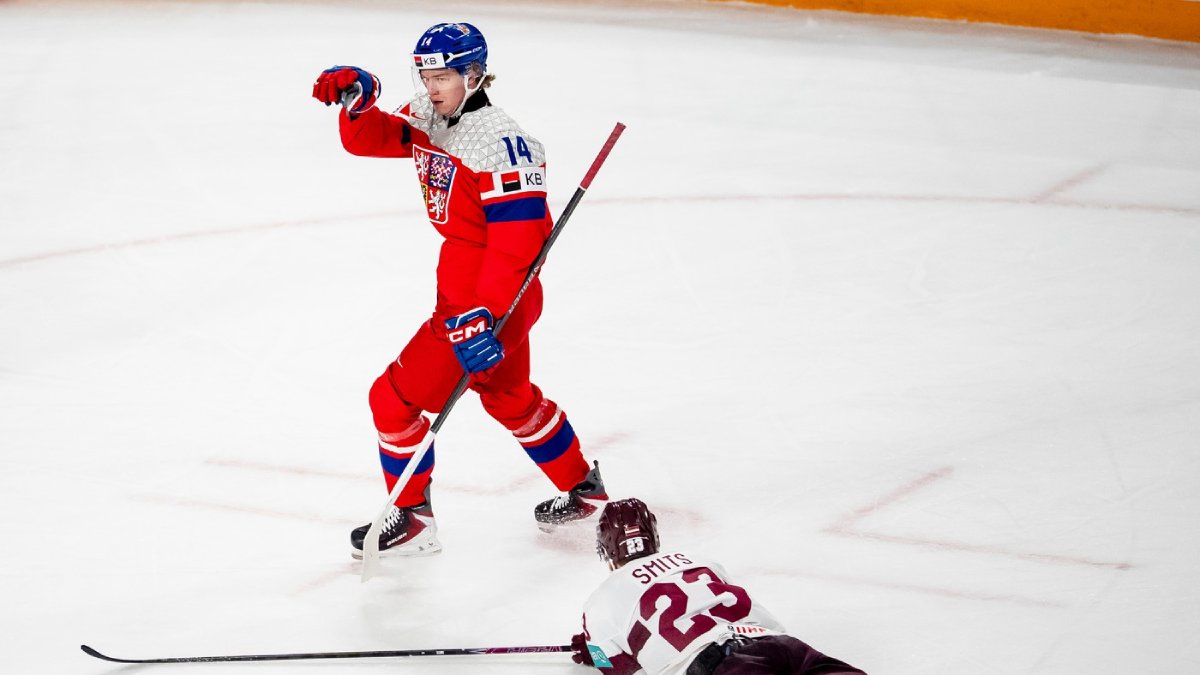 Vaclav Nestrasil Cesko U20 hokej